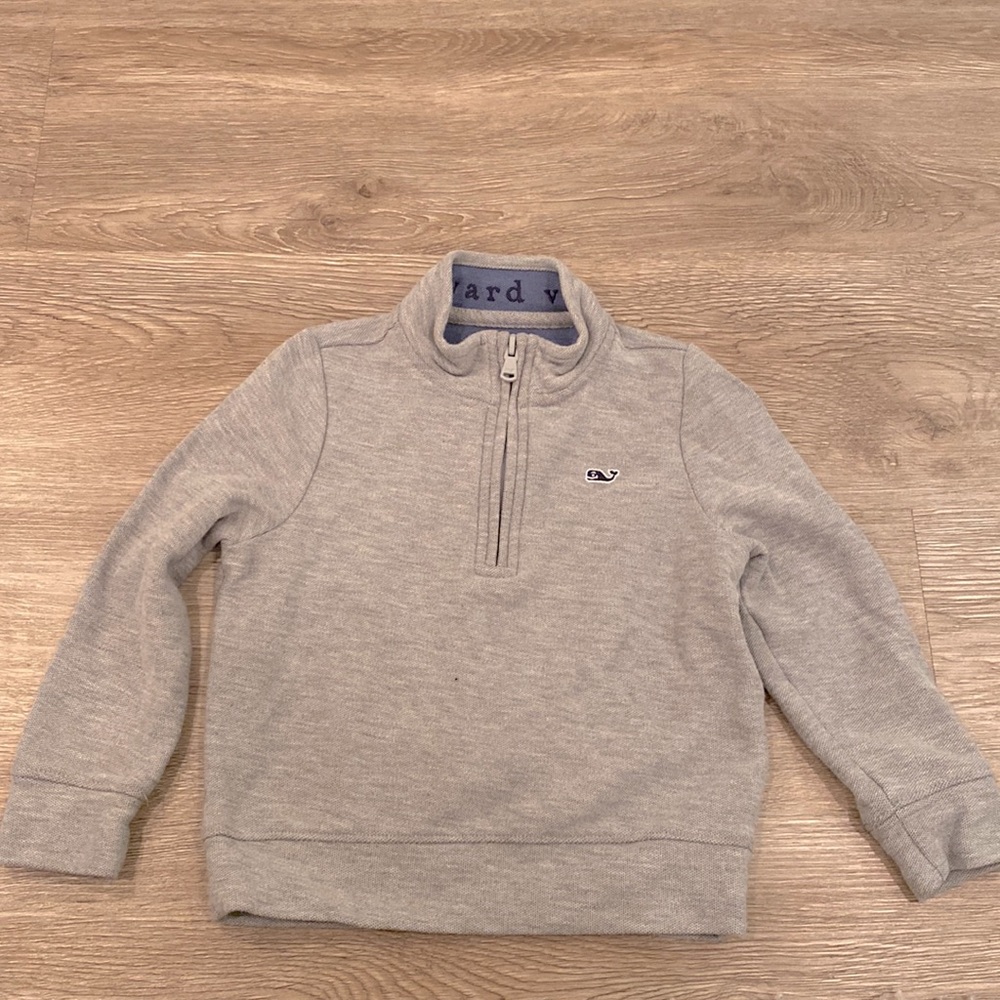 Vineyard vines Quarter Zip-Gray-Size 3T